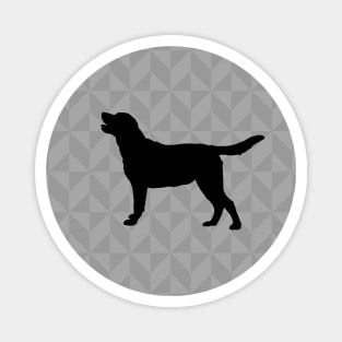 Labrador Retriever Dog Lover Gift - Scandi Geometric Silhouette Magnet